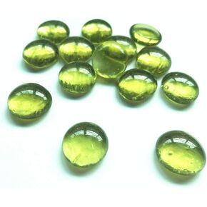 Glass Gems Stone, 4 Lb (4 Pound) Flat Pebbles Marbles for Vase Fillers, Aquarium Fillers Decor, Party Decoration (Approx 350 pcs) (Assorted Color)