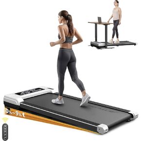 Treadmill with Incline, Walking Pad Treadmill for Home Office, 2.5HP Under Desk Treadmill with Remote, Auto Incline Compact Treadmill 265 Capacity, LED Display Walking Pad for Walking Jogging