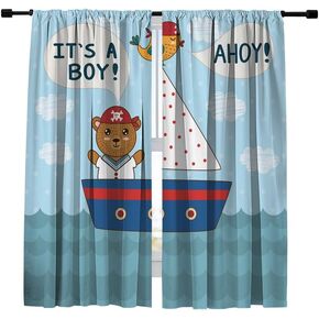 Room Darkening Window Panels Blackout Curtains,Satanic Goat Head Pattern Window Treatments Draperies,Bedroom Living Room Kitchen Cafe Window Curtains 2 Panels Set