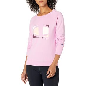 Champion Women's Powerblend Crew, Big C Graphic Logo