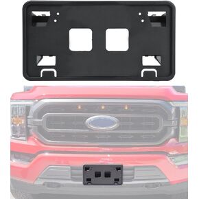 Compatible for Front License Plate Bracket Frame Holder 2021 2022 2023 Ford F150 2.7L, 3.0L, 3.5L V6 ML3Z-17A385-BB