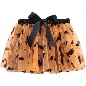 Toddle Kids Girls Halloween Tutus Elastic Waistband 3 Layers Tutu Skirt Ballet Tutus Princess Witch Dress Up