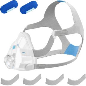 F20 Replacement Set 11PCS Includes Cushion (L), Large Headgear, Frame & 2 Clips,4 Frame Covers and 2 Strap Covers, Snugly Fit & Reliable Seal