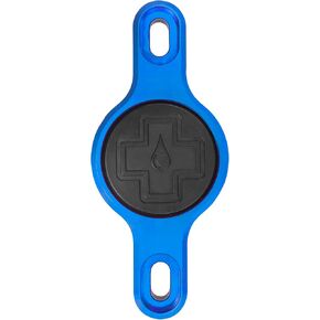 Muc-Off Secure Bicycle AirTag Holder, Iridescent - Air Tag Holder for Bike with Security Screws - Anti-Theft Protection AirTag Bike Mount Compatible with Apple AirTag