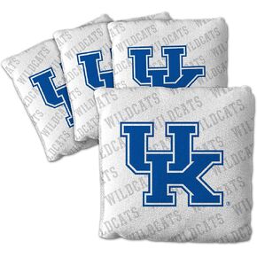 YouTheFan NCAA Kentucky Wildcats - Cornhole Bags - 4PK - White