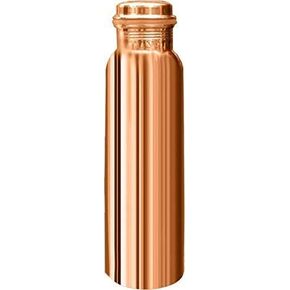 Pure Copper Water Bottle for Perfect Ayurvedic Copper Vessel for Sports, Fitness, Yoga, Natural Health Benefits-1000 ML 32 Oz Leak Proof Joint Free (Pack of 1)