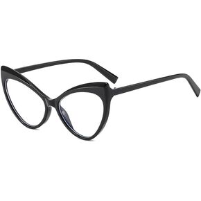 YAMEIZE Blue Light Blocking Glasses for Women - Men Retro Cat Eye Anti Eye Strain Eyeglasses Computer Gaming Glasses