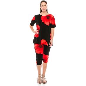 Jostar Capri Pant Set Short Sleeve - 9003BN-SRP1