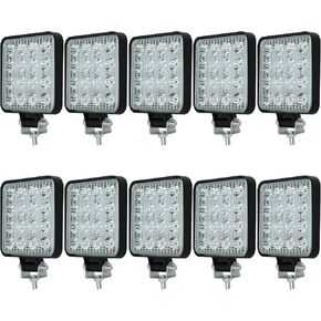 ANTOM led Work Lights for Truck 20PCS -12V 4Inch 48W-LED Pod Lights -Suitable for Pickup Trucks, Jeep,ATV UTV SUV,(4x4-20PCS Square)