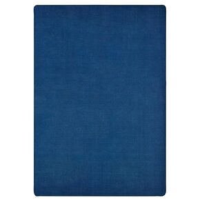 Carpets for Kids Mt. Shasta Solid Carpet - 6' x 9' Rectangle - Ocean Blue