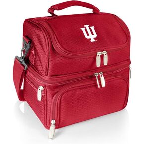 NCAA Indiana Hoosiers Pranzo Lunch Bag - Insulated Lunch Box with Picnic Set - Lunch Cooler Bag