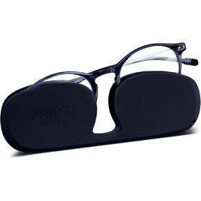 NOOZ Optics - Blue Light Blocking Glasses without correction for Men and Women - Round Shape - Cruz Collection