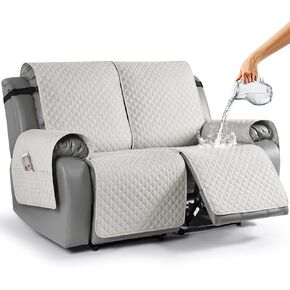 أغطية أريكة TAOCOCO مقاومة للماء، غطاء أريكة منزلق لـ 3 وسائد، غطاء أريكة للحيوانات الأليفة لـ 3 مقاعد، غطاء أريكة قابل للغسل، واقي الأثاث مع أشرطة (3 مقاعد، قهوة) in Kuwait