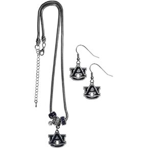 Siskiyou Collegiate Game Day Necklace and Earrings, College and State University Tailgate Party Jewelry Bundle