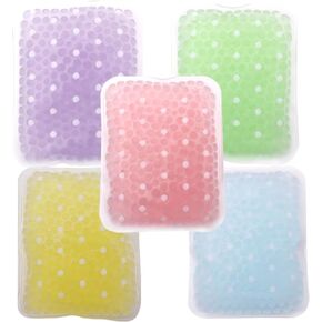 Boo Boo Ice Packs, Small Gel Ice Packs for Injuries Hot & Cold Ice Packs Reusable Ice Pack Cold Compress for Pain Relief, 5 Pack