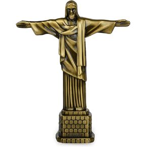 DS. DISTINCTIVE STYLE Jesus Statue 7 Inch Jesus Decor Bronze Christ The Redeemer Statue