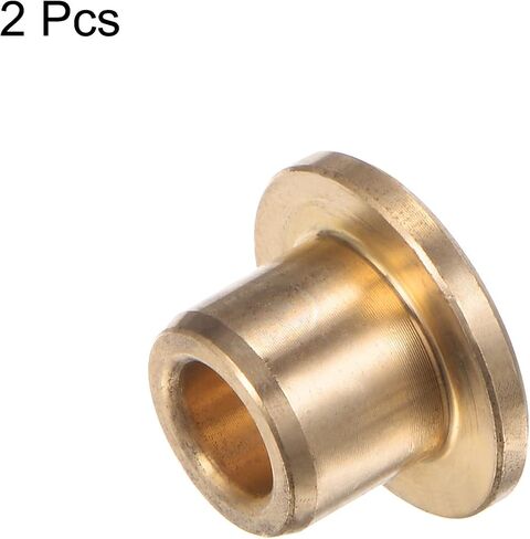 Flange Bearing Sleeve 12mm Bore 18mm OD 20mm Length 3mm Flange Thickness Bronze Bushing Self-Lubricating Bushings Sleeve for Industrial Equipment in Saudi Arabia