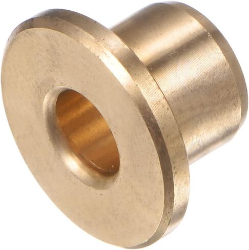 Flange Bearing Sleeve 12mm Bore 18mm OD 20mm Length 3mm Flange Thickness Bronze Bushing Self-Lubricating Bushings Sleeve for Industrial Equipment in Saudi Arabia