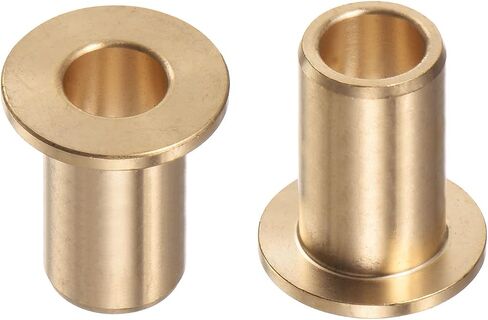 Flange Bearing Sleeve 12mm Bore 18mm OD 20mm Length 3mm Flange Thickness Bronze Bushing Self-Lubricating Bushings Sleeve for Industrial Equipment in Saudi Arabia