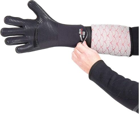 قفازات غطس أكوا لوك سريعة الجفاف مقاس 7 مم من هندرسون، الحجم: XX-Large in Kuwait