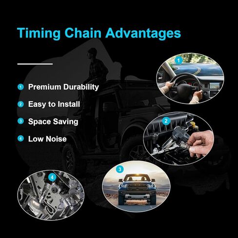 مجموعة مضخة مياه سلسلة توقيت المحرك لـ 97-11 فورد إكسبلورر سبورت رينجر مازدا B4000 ميركوري 4.0L in Kuwait