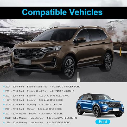 مجموعة مضخة مياه سلسلة توقيت المحرك لـ 97-11 فورد إكسبلورر سبورت رينجر مازدا B4000 ميركوري 4.0L in Kuwait