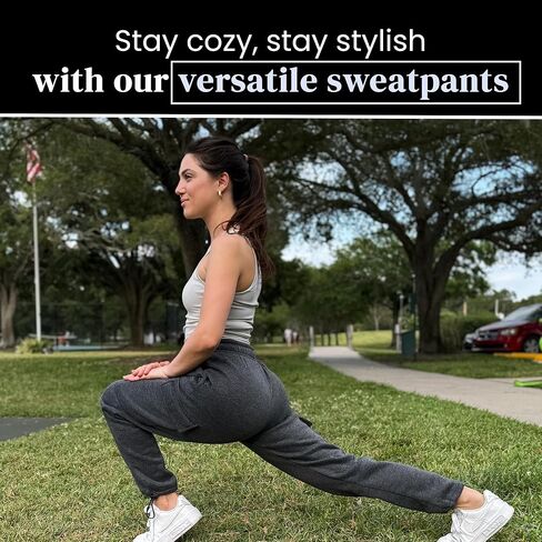 [عبوة من قطعتين] سراويل الركض كارجو للنساء سراويل رياضية كاجوال مريحة للغاية وملمس فائق النعومة in Kuwait