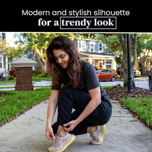 [عبوة من قطعتين] سراويل الركض كارجو للنساء سراويل رياضية كاجوال مريحة للغاية وملمس فائق النعومة in Kuwait