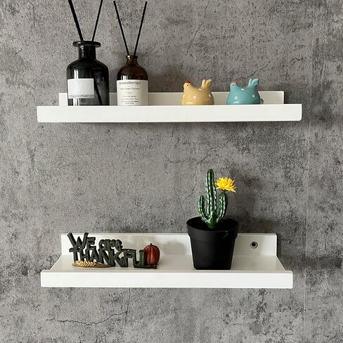 Picture Ledge Shelf,Long Floating Shelves for Wall,Wall Mounted 16 Inch Shelves,Large Pine Wood Wall Shelves for Storage, Rustic Hanging Shelves for Living Room,Display,Bedroom Bathroom in Saudi Arabia