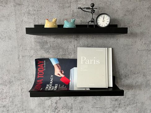 Picture Ledge Shelf,Long Floating Shelves for Wall,Wall Mounted 16 Inch Shelves,Large Pine Wood Wall Shelves for Storage, Rustic Hanging Shelves for Living Room,Display,Bedroom Bathroom in Saudi Arabia