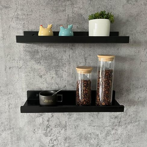 Picture Ledge Shelf,Long Floating Shelves for Wall,Wall Mounted 16 Inch Shelves,Large Pine Wood Wall Shelves for Storage, Rustic Hanging Shelves for Living Room,Display,Bedroom Bathroom in Saudi Arabia