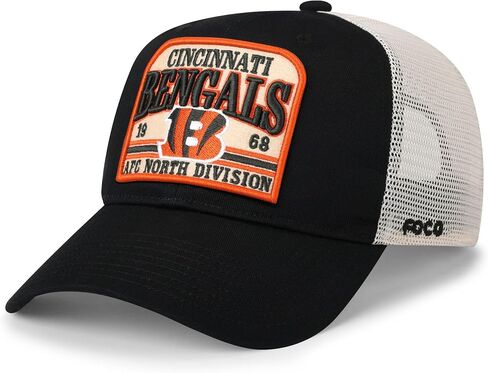 قبعات قبعة FOCO للرجال بشعار فريق NFL Truckstop Patch Mesh Trucker Rf in Saudi Arabia