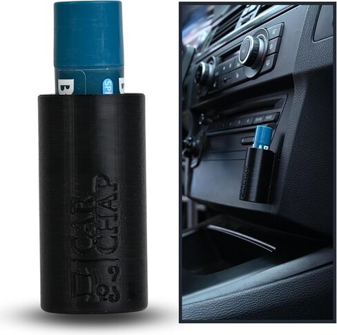 CarChap Car Lip Balm Holder (The Original), TubeChap, Chapstick Holder for Car, Mess Free in the Heat. Featured in Car and Driver. USA Made, Patent Pending. Interior Car Accessories for Women and Men in Saudi Arabia