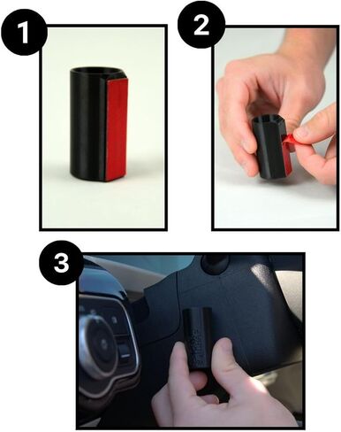 CarChap Car Lip Balm Holder (The Original), TubeChap, Chapstick Holder for Car, Mess Free in the Heat. Featured in Car and Driver. USA Made, Patent Pending. Interior Car Accessories for Women and Men in Saudi Arabia