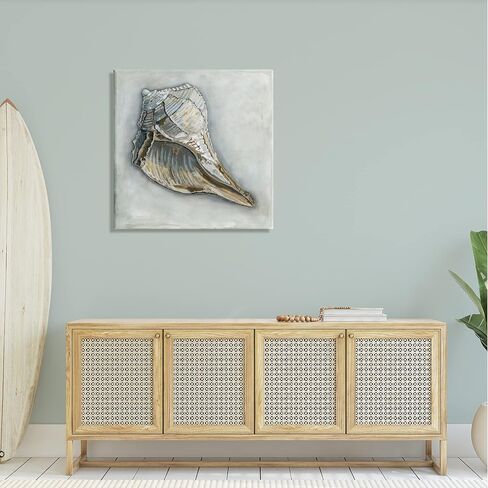 Stupell Industries Nautical Conch Shell Canvas Wall Art, Design by Erica Christopher in Saudi Arabia