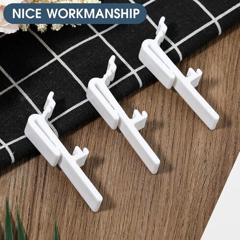 12 PCS Blind Valance Clips Vertical Blind Dust Cover Valance Clip Holder Window Blind Clips Plastic Valance Retainer Blind Cover Clips Replacement Parts for 1-1/2 Inch and 1-9/16 Inch Rail Across in Saudi Arabia