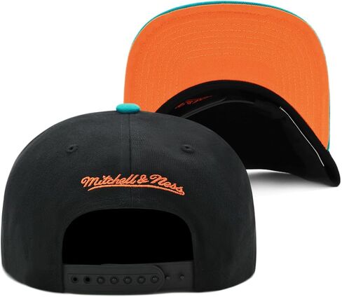 قبعة Mitchell & Ness New York Mets Citrus Cooler Snapback Hat Cooperstown - أسود in Saudi Arabia