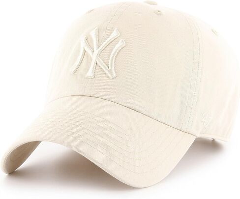 47 New York Yankees MLB Clean Up Natural Adjustable Cap in Saudi Arabia