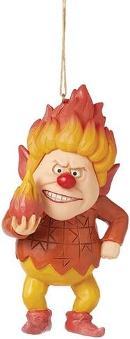 Enesco The Year بدون سانتا كلوز من Jim Shore Heat Miser عقد كرة نارية معلقة، 4.33 بوصة، متعددة الألوان in Saudi Arabia