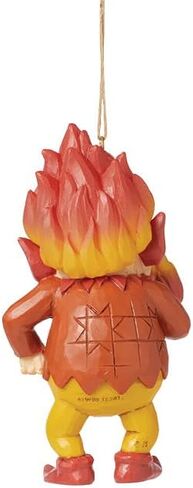 Enesco The Year بدون سانتا كلوز من Jim Shore Heat Miser عقد كرة نارية معلقة، 4.33 بوصة، متعددة الألوان in Saudi Arabia