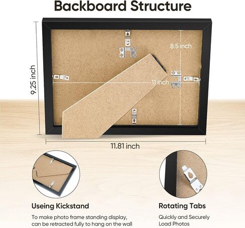 Nacial Picture Frames, White 11x14 Picture Frame Set of 4, Photo Frame Display 8x10 Photo with Mat and 11x14 photo without Mat, Picture Frames Collage for Wall in Saudi Arabia