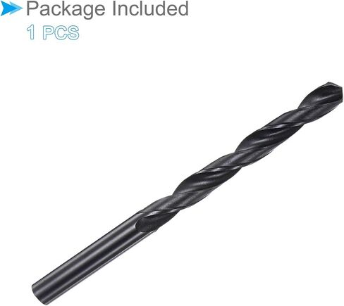 6542 High Speed Steel Twist Drill Bits, 8.8mm Diameter 123mm Length, Black Oxide Straight Twist Jobber Drill Bit - (Applications: for Metal Woodwork Plastic Aluminum) in Saudi Arabia