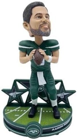 فوكو آرون رودجرز (نيويورك جيتس) NFL Superstar Series Bobblehead in Saudi Arabia
