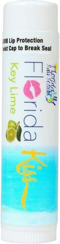 SPF 15 Lip Balm by Florida Glow - Hydrating and Moisturizing Lip Sunscreen for Men and Women and Kids - Oxybenzone Free SPF Lip balm with Sunscreen - Travel size Lipbalm Sunblock (Coconut) in Saudi Arabia
