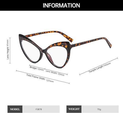YAMEIZE Blue Light Blocking Glasses for Women - Men Retro Cat Eye Anti Eye Strain Eyeglasses Computer Gaming Glasses in Kuwait