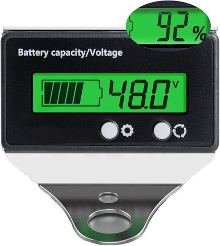 2Pack Golf Cart Battery Capacity Voltage DC 12V 24V 36V 48V 72V Battery Meter Tester Gauge Monitors Lithium ion Lead-Acid Batteries Indicator for Golf CART Yamaha Club CAR EZGO Motorcycle Most Car in Saudi Arabia
