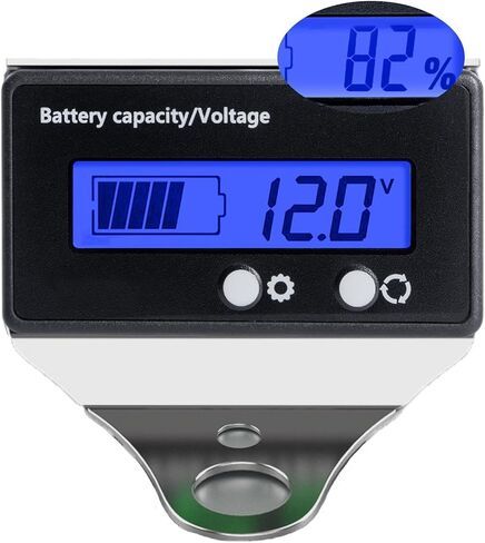 2Pack Golf Cart Battery Capacity Voltage DC 12V 24V 36V 48V 72V Battery Meter Tester Gauge Monitors Lithium ion Lead-Acid Batteries Indicator for Golf CART Yamaha Club CAR EZGO Motorcycle Most Car in Saudi Arabia