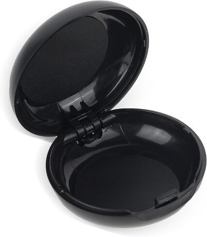 2pcs Earplug Cases Round Potable Ear Plug Holder Potable Mini Storage Case Ear Plug Carrying Cases Case Earbud Organizer for Travel Business Trip Earbuds Trinkets Pills Storage in Saudi Arabia
