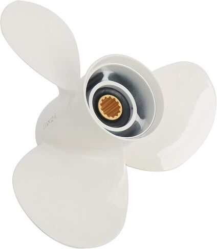 Amarine Made Aluminum Alloy Propeller 11 3/8x12 for Yamaha 25HP 30HP 40HP 45HP 50HP 55HP 60HP Outboard Motor 69W-45952-00 in Saudi Arabia