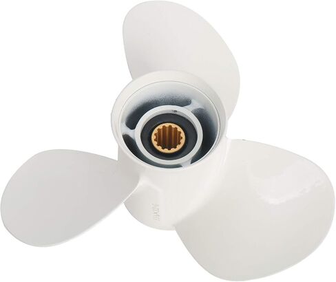 Amarine Made Aluminum Alloy Propeller 11 3/8x12 for Yamaha 25HP 30HP 40HP 45HP 50HP 55HP 60HP Outboard Motor 69W-45952-00 in Saudi Arabia